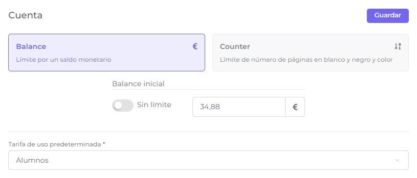 Cuotas
